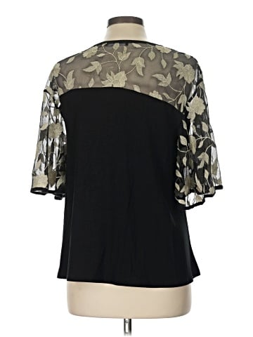Kim & Cami Short Sleeve Blouse (view 2)