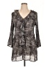 Allison Taylor 100% Polyester Gray 3/4 Sleeve Blouse Size XL - photo 1