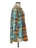 Isabella Sinclair 100% Cotton Teal Long Sleeve Blouse Size S - photo 4
