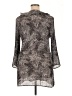 Allison Taylor 100% Polyester Gray 3/4 Sleeve Blouse Size XL - photo 2
