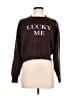 Assorted Brands Graphic Brown Pullover Sweater Size M - photo 1