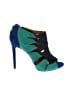 Schutz 100% Leather Teal Heels Size 9 - photo 1