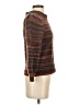 Veronica Beard Tweed Brown Turtleneck Sweater Size S - photo 4