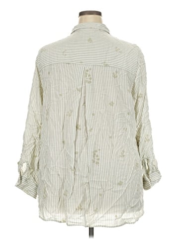 Jane and Delancey Long Sleeve Button-Down Shirt (view 2)