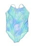 Btween Argyle Blue One Piece Swimsuit Size 5 - photo 1