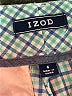 IZOD Checkered-gingham Blue Shorts Size 6 - photo 3