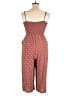 AUW 100% Rayon Hearts Red Jumpsuit Size XL - photo 2