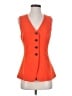 Madewell 100% Polyester Orange Sleeveless Blouse Size 2 - photo 1