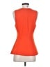 Madewell 100% Polyester Orange Sleeveless Blouse Size 2 - photo 2