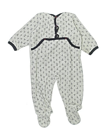 Petit Bateau Long Sleeve Onesie (view 2)