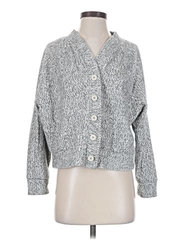 Madewell Brushed Boucl&eacute; Raglan-Sleeve Cardigan (view 1)