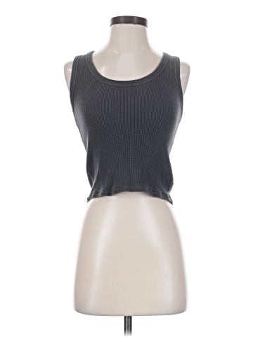 Madewell Waffle Knit Scoop Crop Tank (view 1)