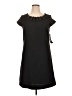 Perceptions Solid Black Casual Dress Size 14 - photo 1