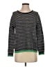 Jumper 100% Cashmere Stripes Gray Cashmere Pullover Sweater Size 1 - photo 1