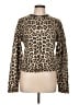 Zara Animal Print Brown Pullover Sweater Size L - photo 1