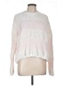 Francesca's 100% Polyester Color Block Pink Pullover Sweater Size L - photo 1