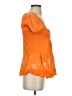 XCVI 100% Cotton Orange Short Sleeve Blouse Size S - photo 4