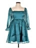 Thirty/Thirty 100% Polyester Teal Cocktail Dress Size L - photo 1