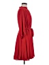 Ann Taylor 100% Polyester Solid Red Casual Dress Size M - photo 4
