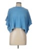 Altar'd State Blue Short Sleeve Turtleneck Size L - photo 1