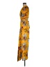Apostrophe 100% Rayon Yellow Casual Dress Size M - photo 5