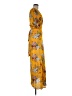 Apostrophe 100% Rayon Yellow Casual Dress Size M - photo 4