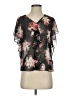 Candie's 100% Polyester Black Short Sleeve Blouse Size XS - photo 1