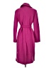 Ann Taylor Tweed Solid Pink Purple Wool Coat Size XS - photo 2