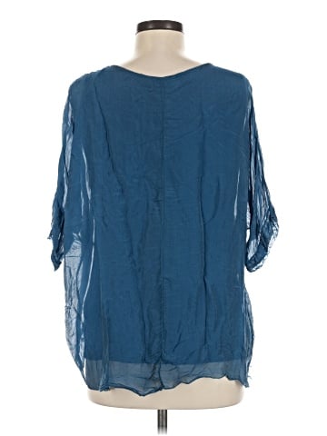 GiGi Moda 3/4 Sleeve Silk Top (view 2)