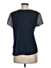 Gap Outlet 100% Polyester Black Short Sleeve Top Size M - photo 2
