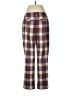 Lands' End Plaid Purple Casual Pants Size 8 - photo 2