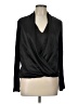Gianetta Black Long Sleeve Blouse Size L - photo 1