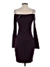 Express Solid Purple Burgundy Cocktail Dress Size S - photo 2