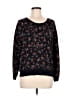 Forever 21 Floral Black Pullover Sweater Size M - photo 1