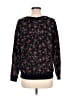 Forever 21 Floral Black Pullover Sweater Size M - photo 2