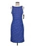 Chaps Blue Cocktail Dress Size M - photo 1