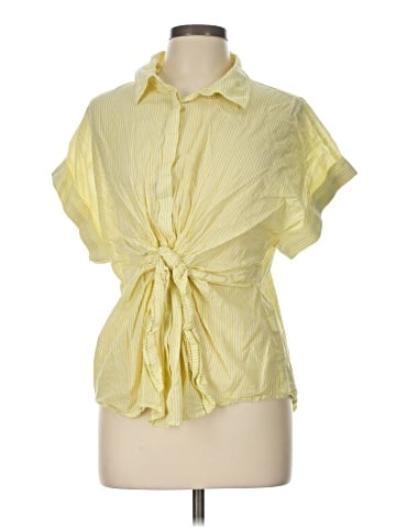 Marc New York Andrew Marc Short Sleeve Blouse (view 1)