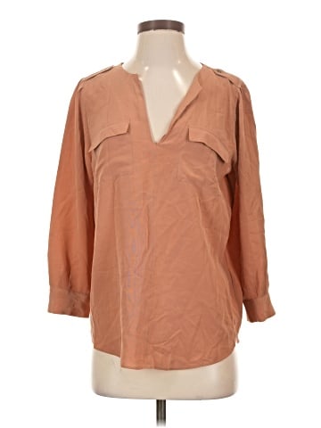 Joie 3/4 Sleeve Silk Top (view 1)