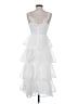 Lulus 100% Polyester White Cocktail Dress Size S - photo 2