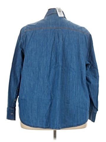 Torrid 3/4 Sleeve Button-Down Shirt (view 2)