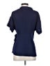 IMAN 100% Polyester Blue Short Sleeve Blouse Size S - photo 2