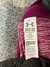 Under Armour 100% Polyester Marled Purple Long Sleeve Polo Size M - photo 7