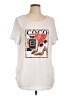 Assorted Brands Ivory Short Sleeve T-Shirt Size 2X - photo 1