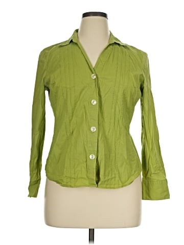 Bass 3/4 Sleeve Button-Down Shirt (view 1)