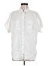 Athleta White Short Sleeve Button-Down Shirt Size M - photo 1
