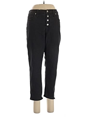 Madewell Petite Stovepipe Jeans in Lunar Wash: Button-Front Edition (view 1)