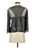 Pol Gray 3/4 Sleeve Blouse Size S - photo 2