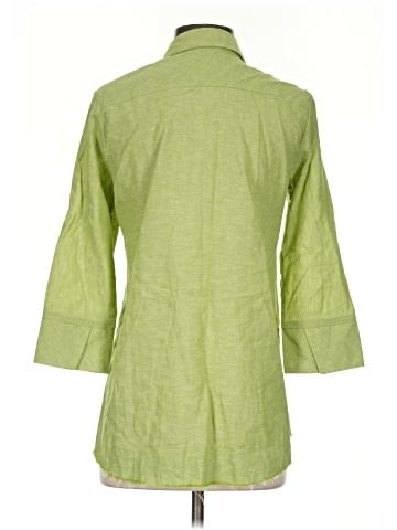 Boho Chic 3/4 Sleeve Button-Down Shirt (view 2)