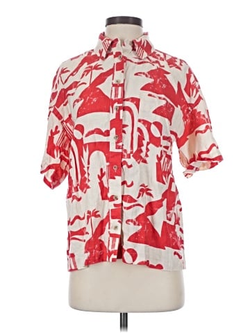 Mara Hoffman Short Sleeve Button-Down Shirt (view 1)