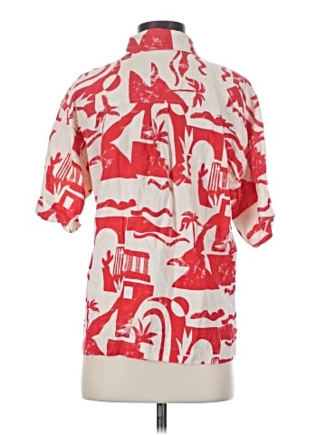 Mara Hoffman Short Sleeve Button-Down Shirt (view 2)